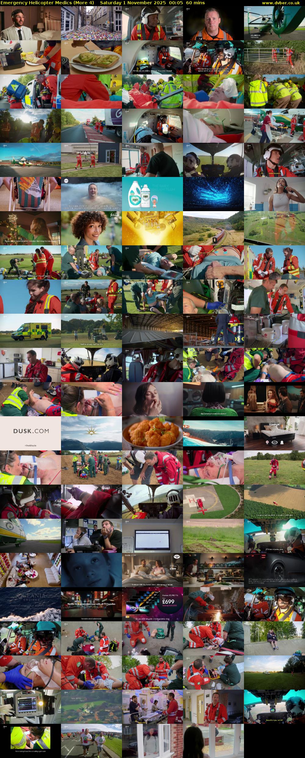Emergency Helicopter Medics (More 4) Saturday 1 November 2025 00:05 - 01:05
