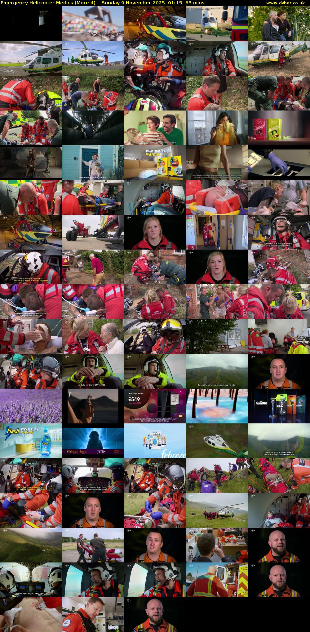 Emergency Helicopter Medics (More 4) Sunday 9 November 2025 01:15 - 02:20