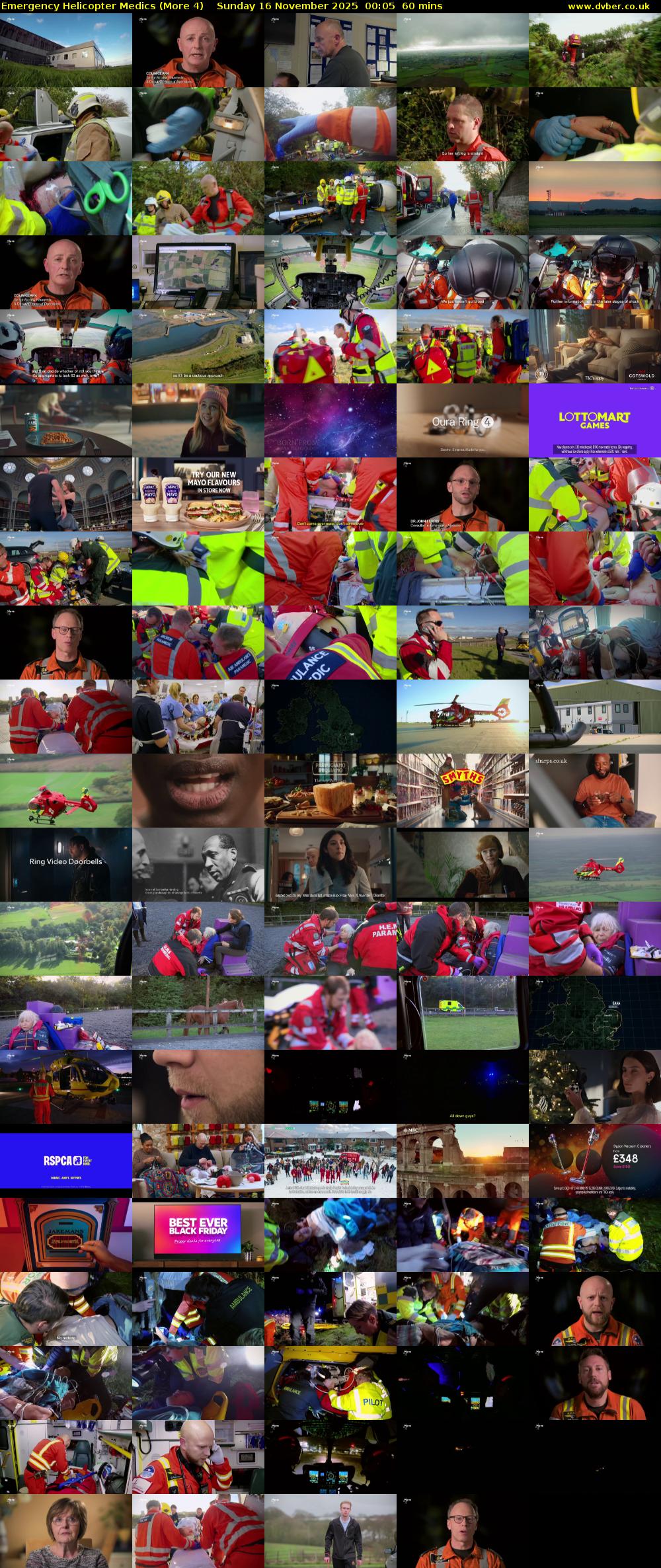 Emergency Helicopter Medics (More 4) Sunday 16 November 2025 00:05 - 01:05