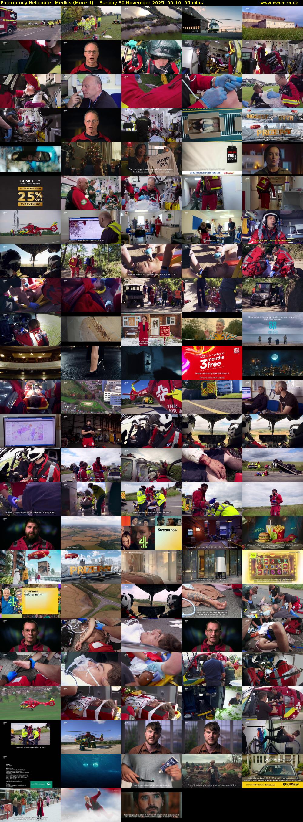 Emergency Helicopter Medics (More 4) Sunday 30 November 2025 00:10 - 01:15