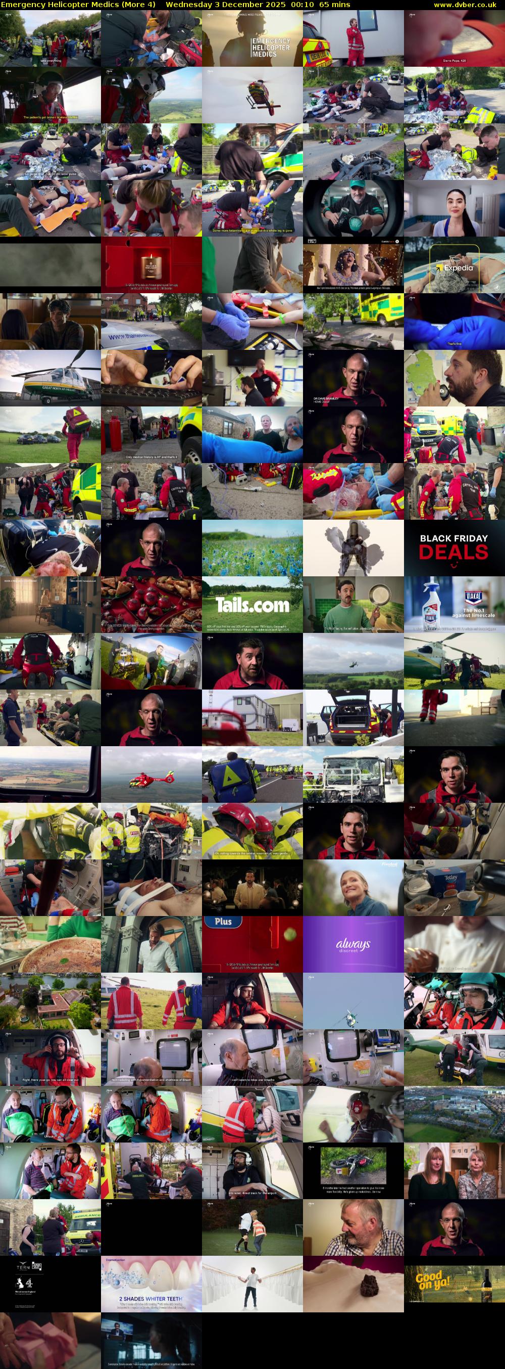 Emergency Helicopter Medics (More 4) Wednesday 3 December 2025 00:10 - 01:15