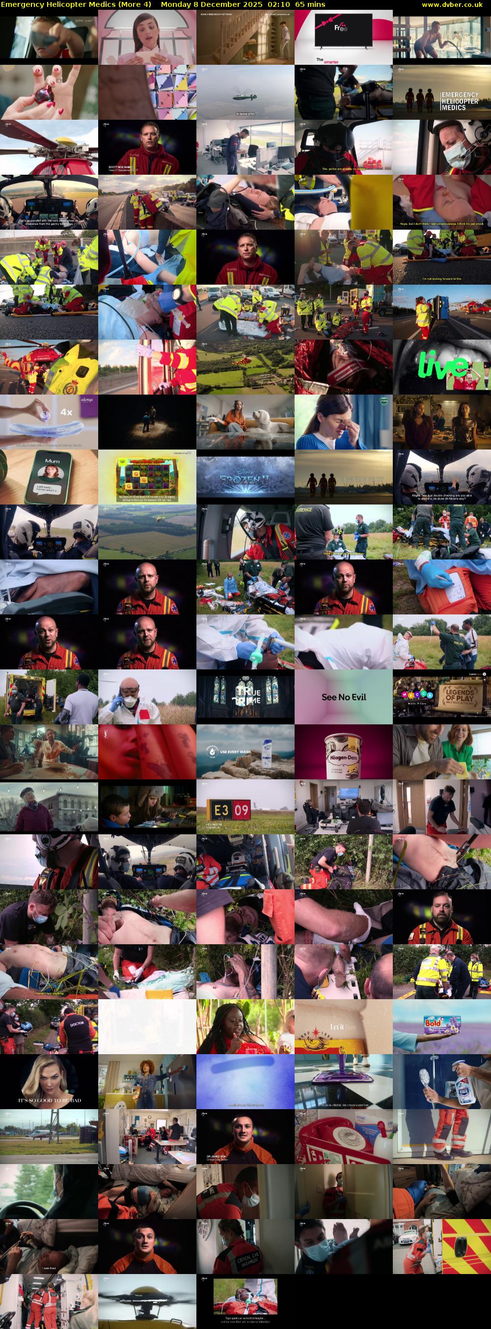 Emergency Helicopter Medics (More 4) Monday 8 December 2025 02:10 - 03:15