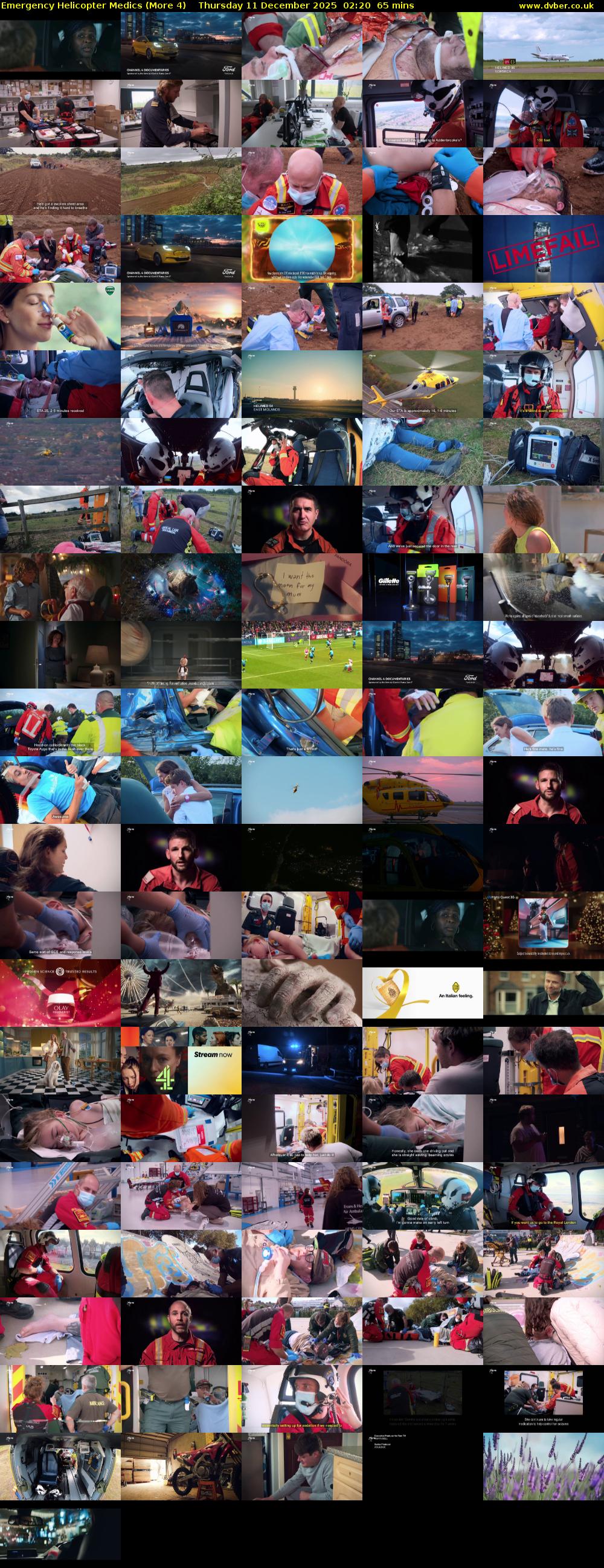 Emergency Helicopter Medics (More 4) Thursday 11 December 2025 02:20 - 03:25