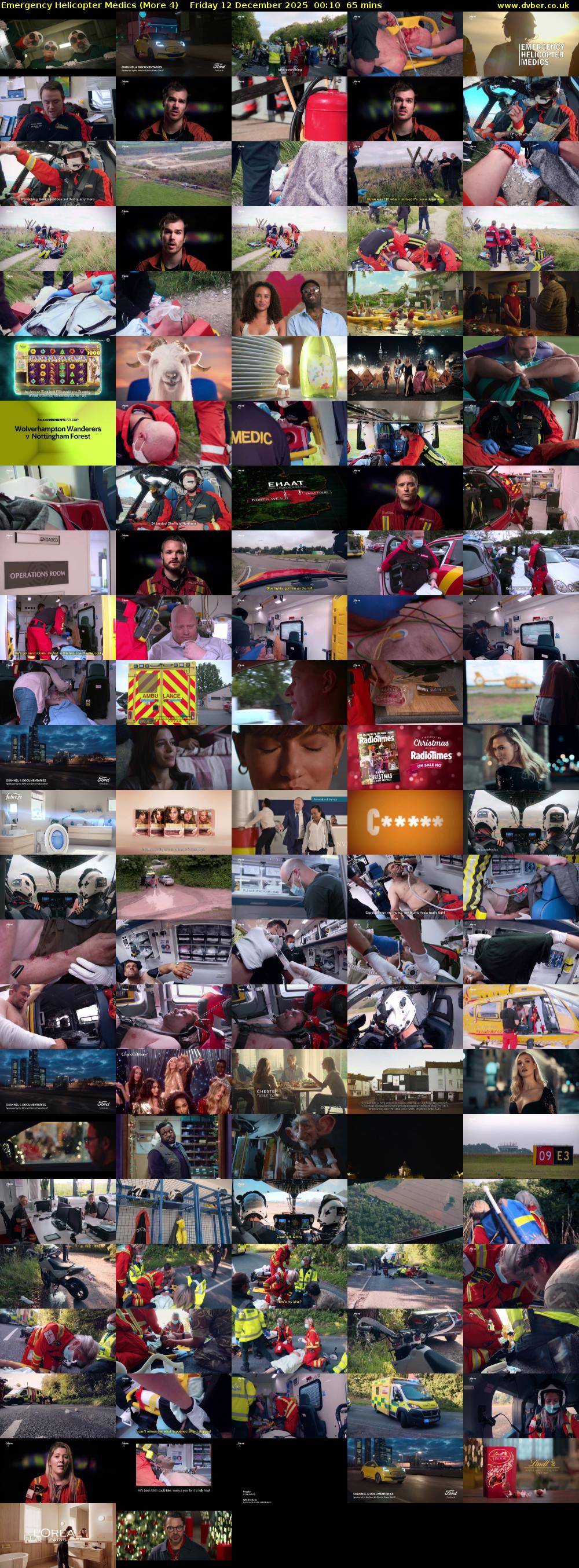 Emergency Helicopter Medics (More 4) Friday 12 December 2025 00:10 - 01:15
