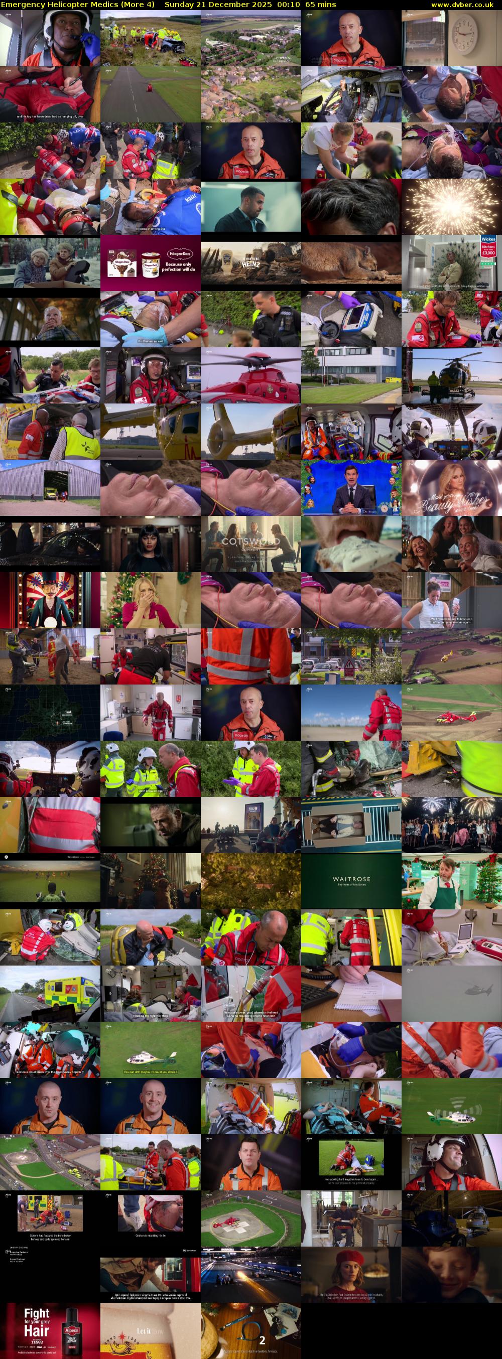 Emergency Helicopter Medics (More 4) Sunday 21 December 2025 00:10 - 01:15