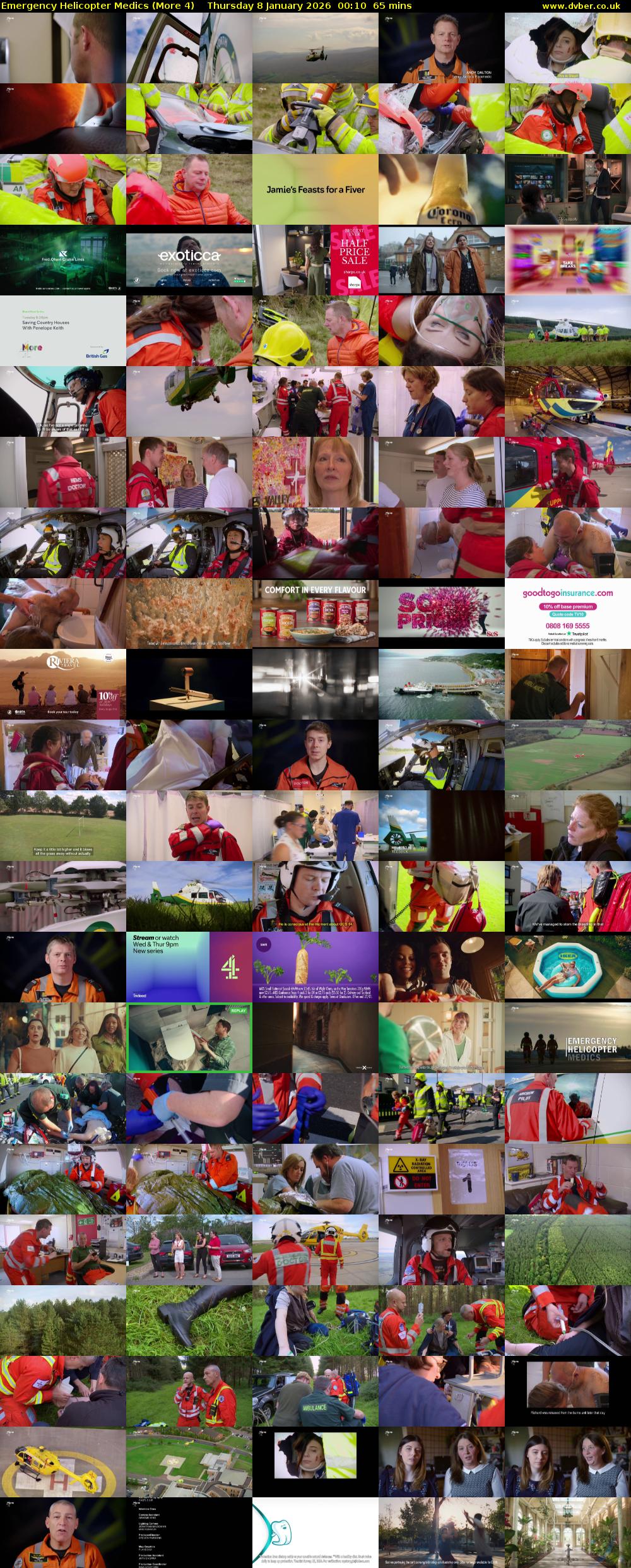 Emergency Helicopter Medics (More 4) Thursday 8 January 2026 00:10 - 01:15