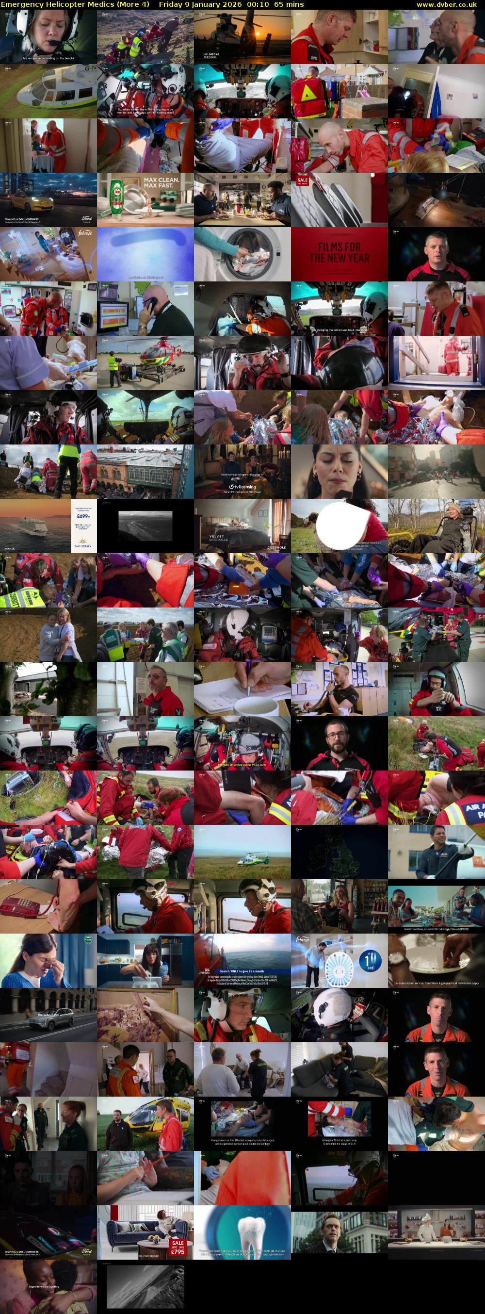 Emergency Helicopter Medics (More 4) Friday 9 January 2026 00:10 - 01:15