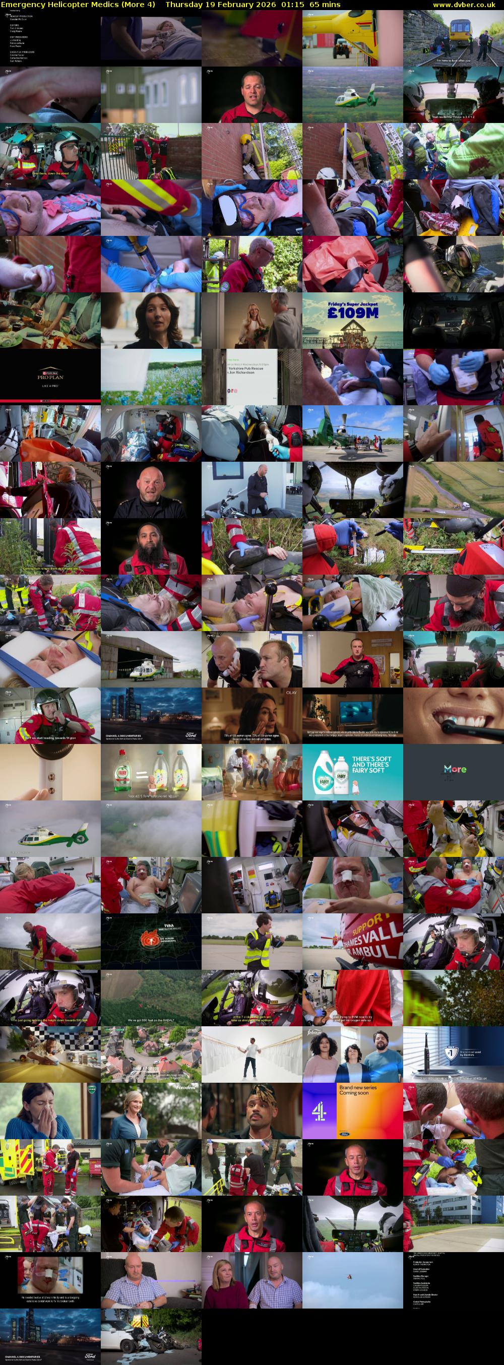 Emergency Helicopter Medics (More 4) Thursday 19 February 2026 01:15 - 02:20