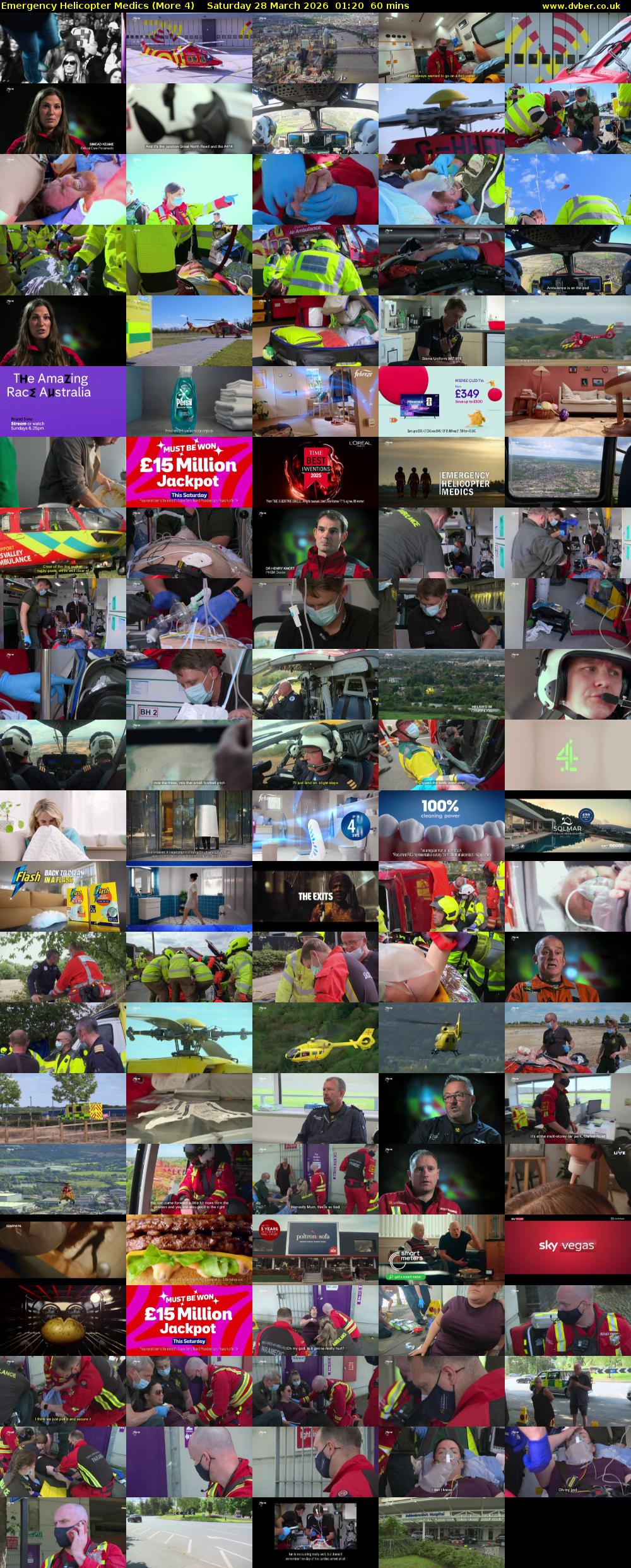 Emergency Helicopter Medics (More 4) Saturday 28 March 2026 01:20 - 02:20