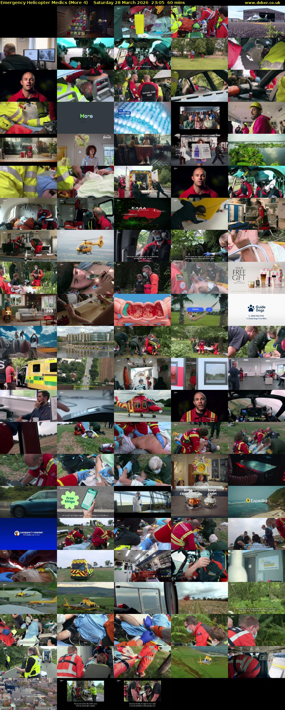 Emergency Helicopter Medics (More 4) Saturday 28 March 2026 23:05 - 00:05