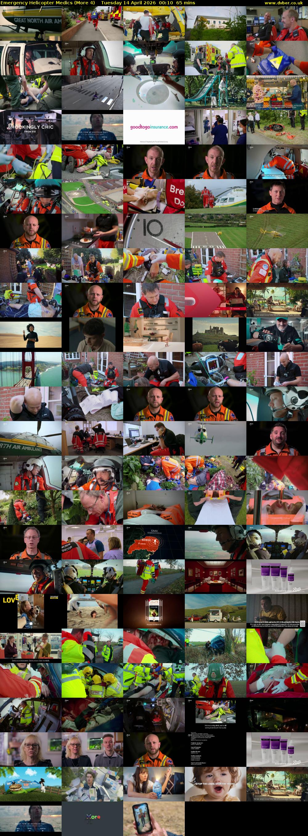 Emergency Helicopter Medics (More 4) Tuesday 14 April 2026 00:10 - 01:15