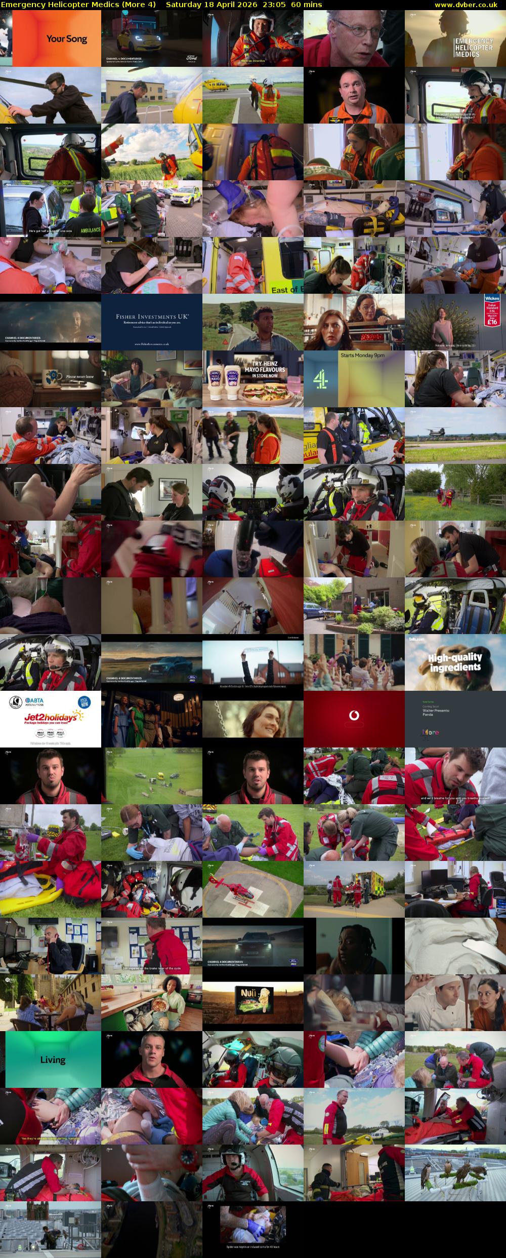 Emergency Helicopter Medics (More 4) Saturday 18 April 2026 23:05 - 00:05