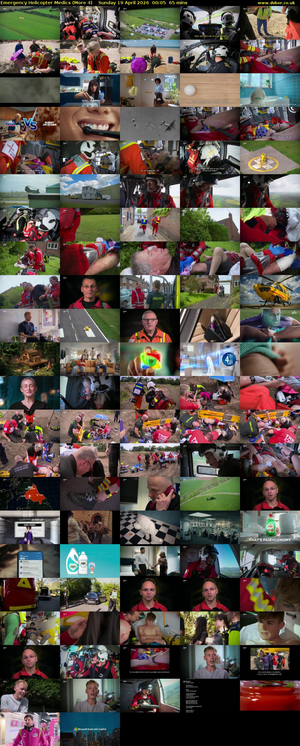 Emergency Helicopter Medics (More 4) Sunday 19 April 2026 00:05 - 01:10