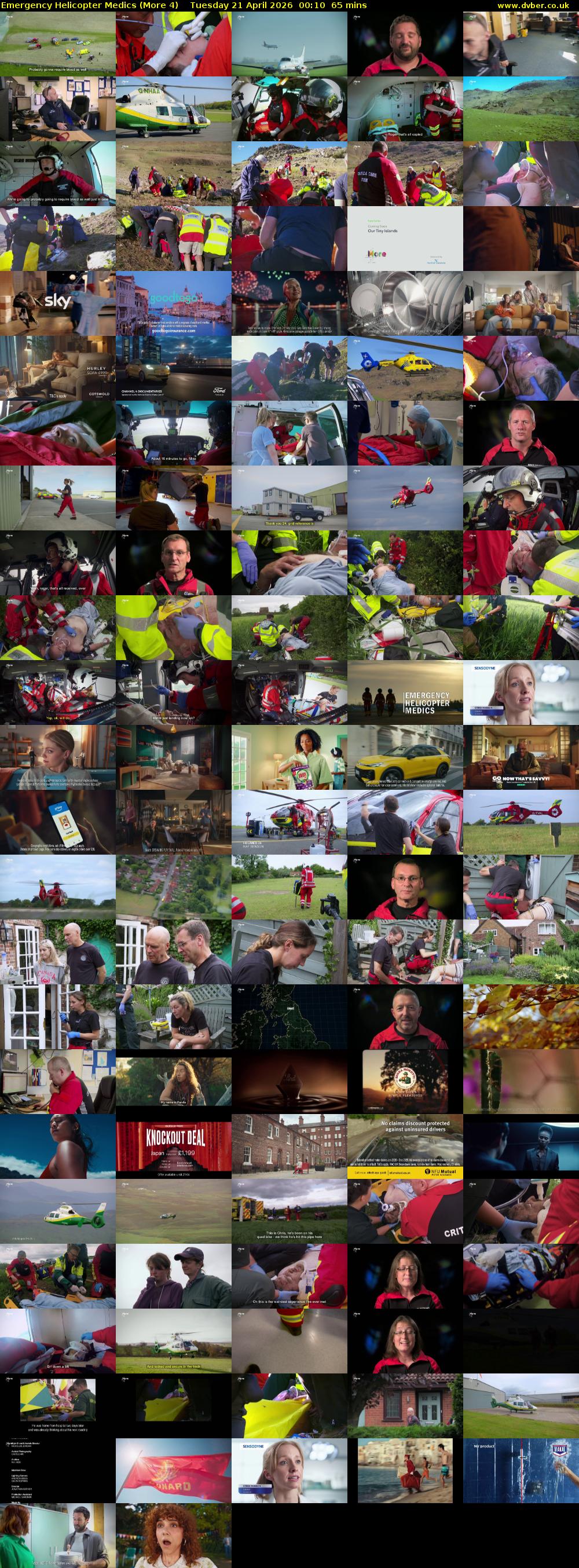 Emergency Helicopter Medics (More 4) Tuesday 21 April 2026 00:10 - 01:15