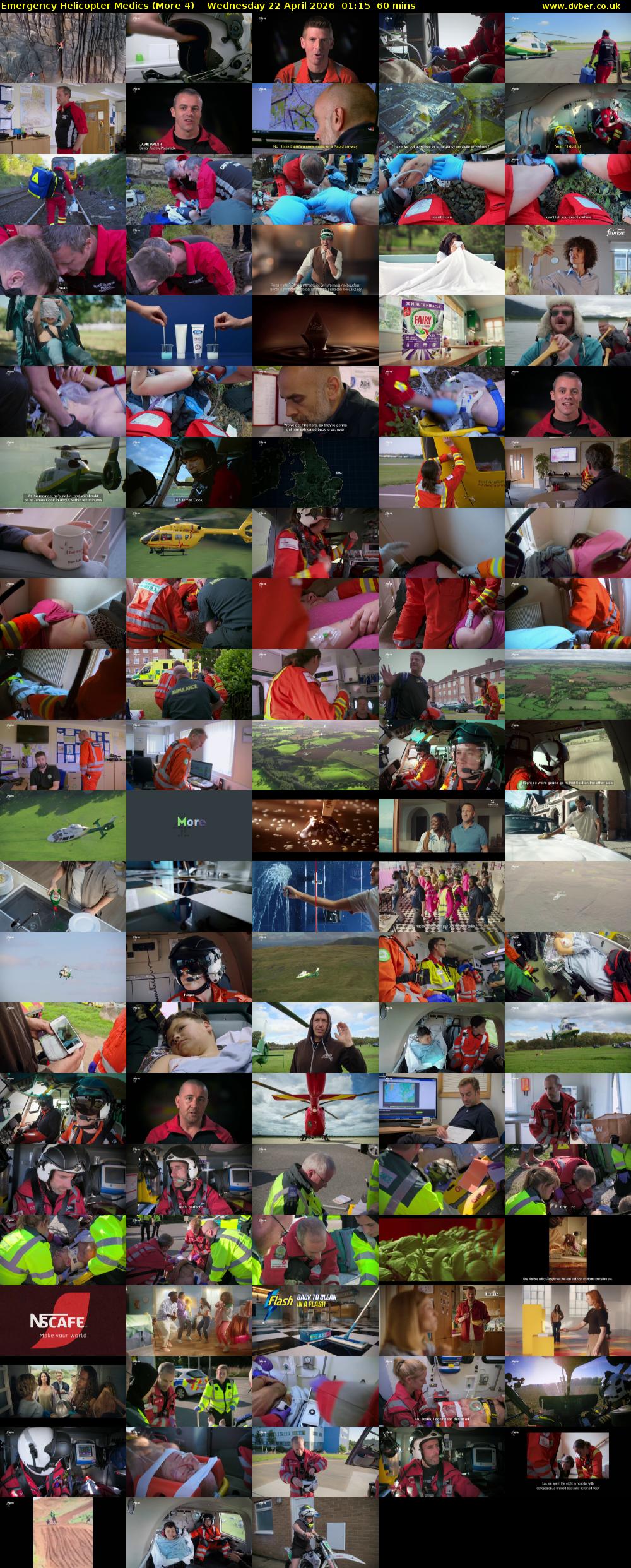 Emergency Helicopter Medics (More 4) Wednesday 22 April 2026 01:15 - 02:15