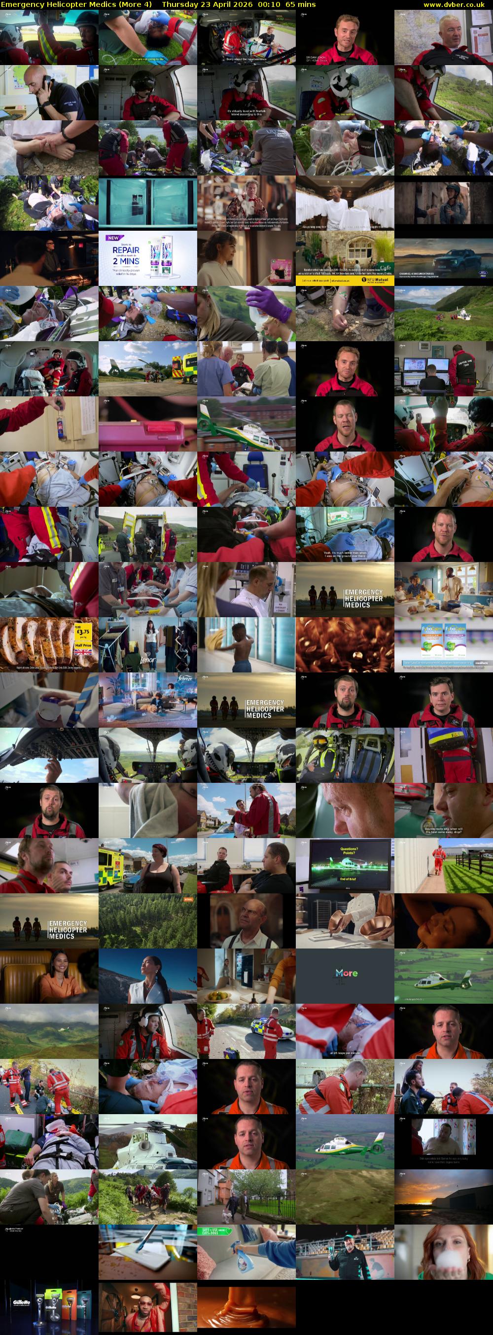 Emergency Helicopter Medics (More 4) Thursday 23 April 2026 00:10 - 01:15