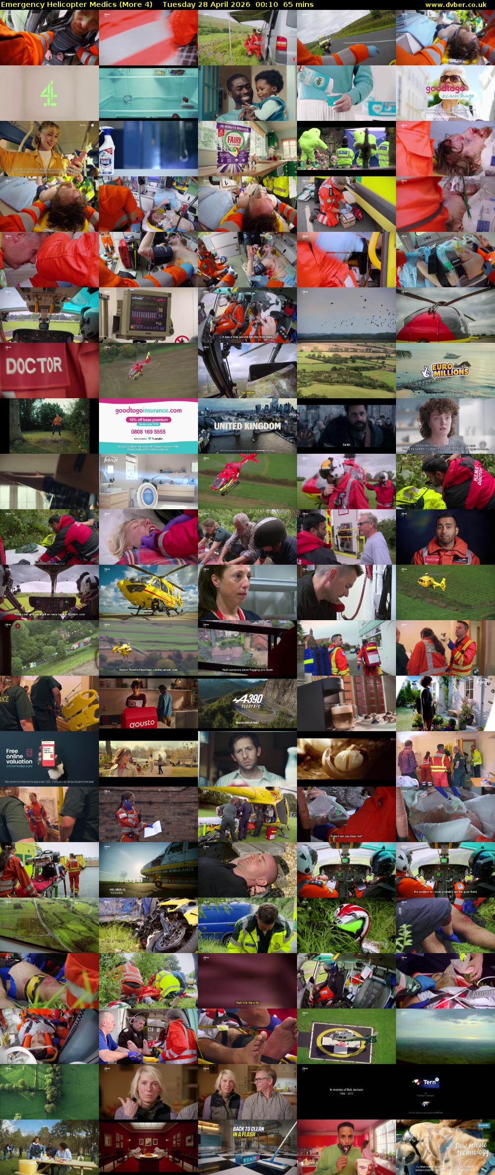 Emergency Helicopter Medics (More 4) Tuesday 28 April 2026 00:10 - 01:15