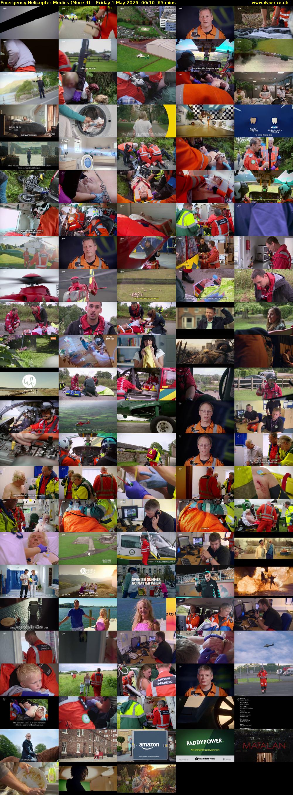 Emergency Helicopter Medics (More 4) Friday 1 May 2026 00:10 - 01:15