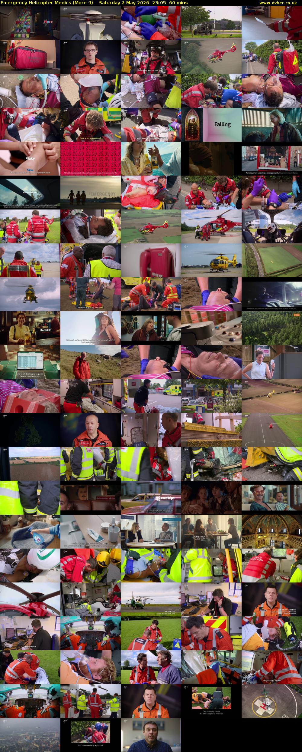Emergency Helicopter Medics (More 4) Saturday 2 May 2026 23:05 - 00:05