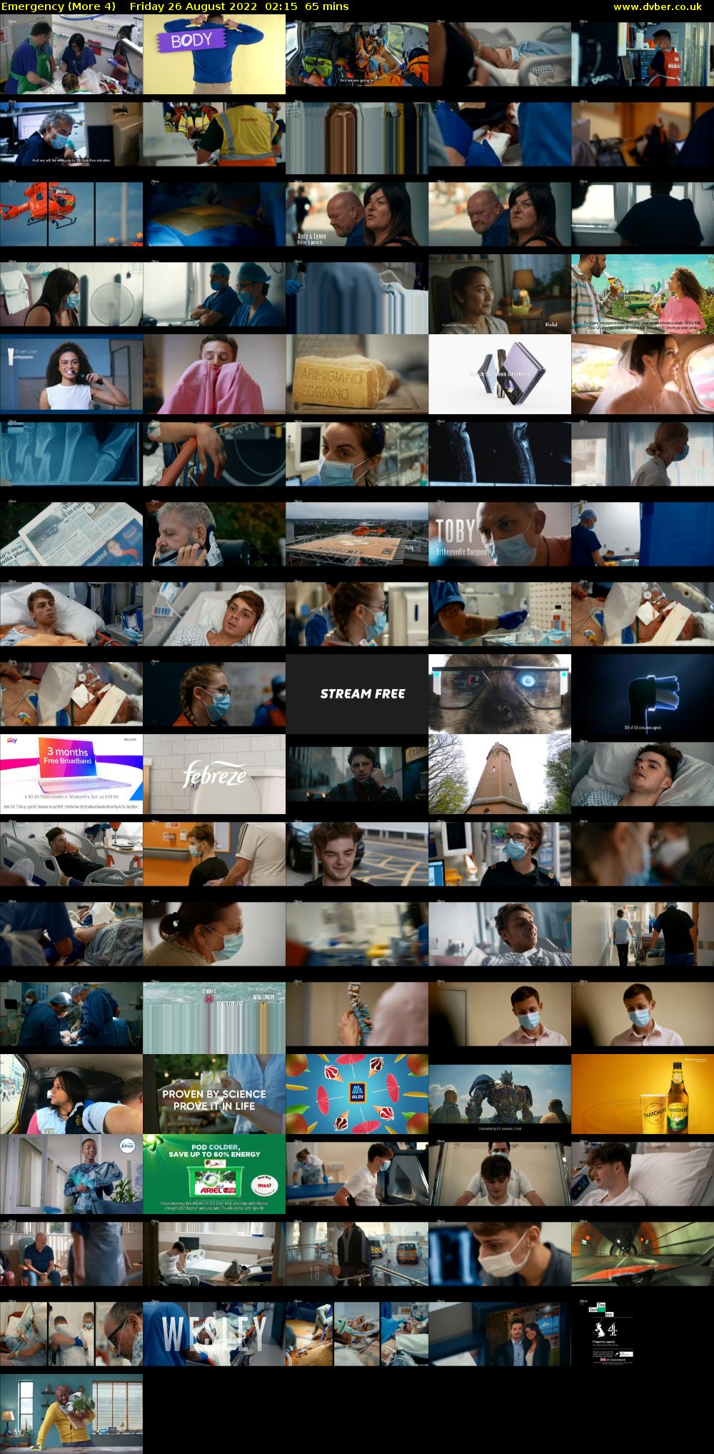 Emergency (More 4) Friday 26 August 2022 02:15 - 03:20