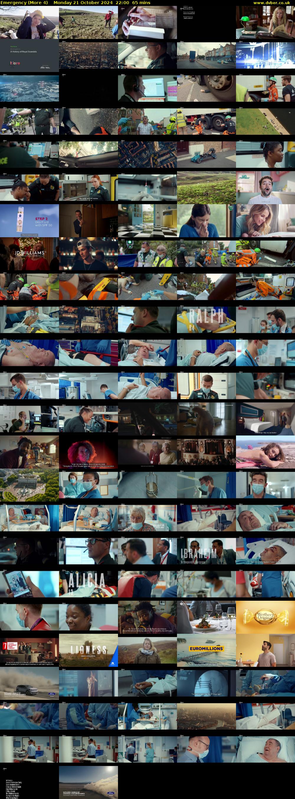 Emergency (More 4) Monday 21 October 2024 22:00 - 23:05