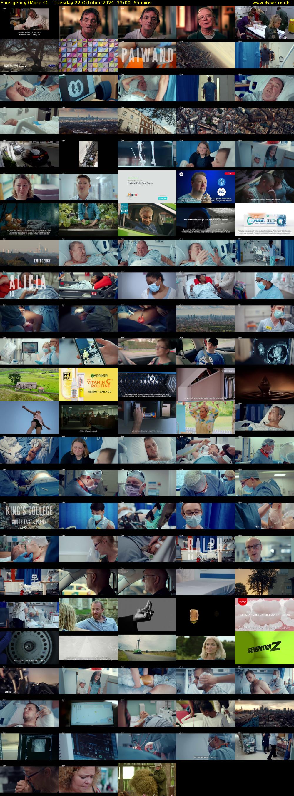 Emergency (More 4) Tuesday 22 October 2024 22:00 - 23:05