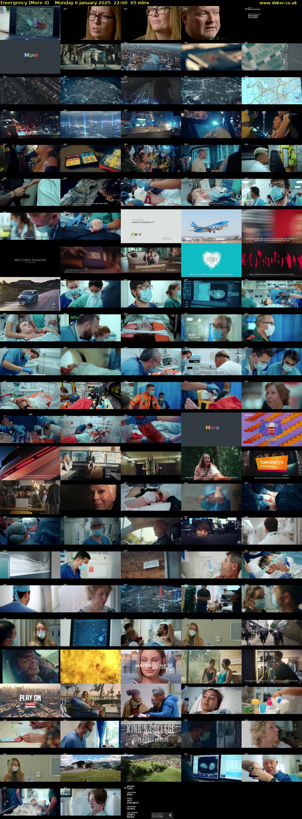 Emergency (More 4) Monday 6 January 2025 22:00 - 23:05
