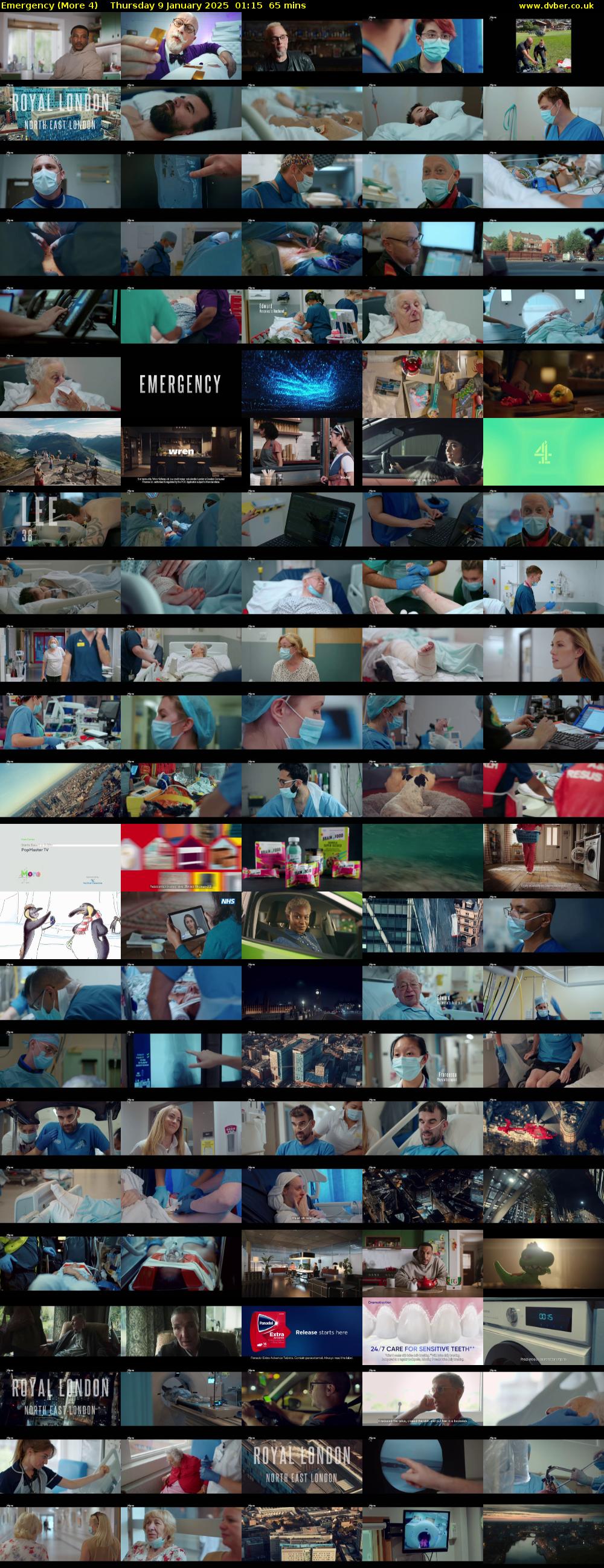 Emergency (More 4) Thursday 9 January 2025 01:15 - 02:20