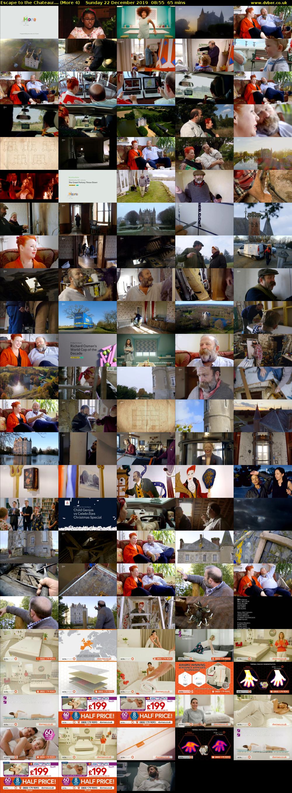 Escape to the Chateau:... (More 4) Sunday 22 December 2019 08:55 - 10:00