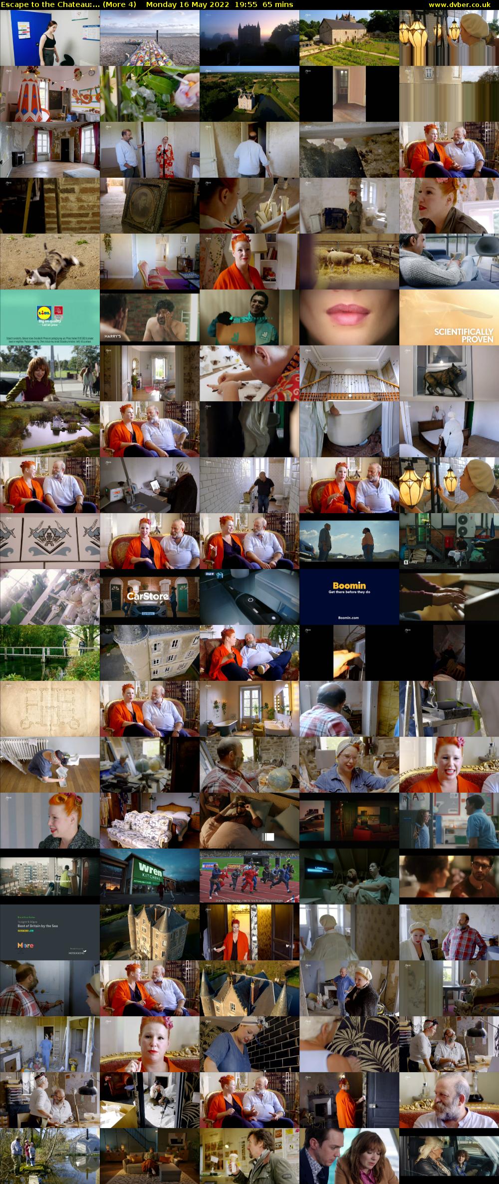 Escape to the Chateau:... (More 4) Monday 16 May 2022 19:55 - 21:00