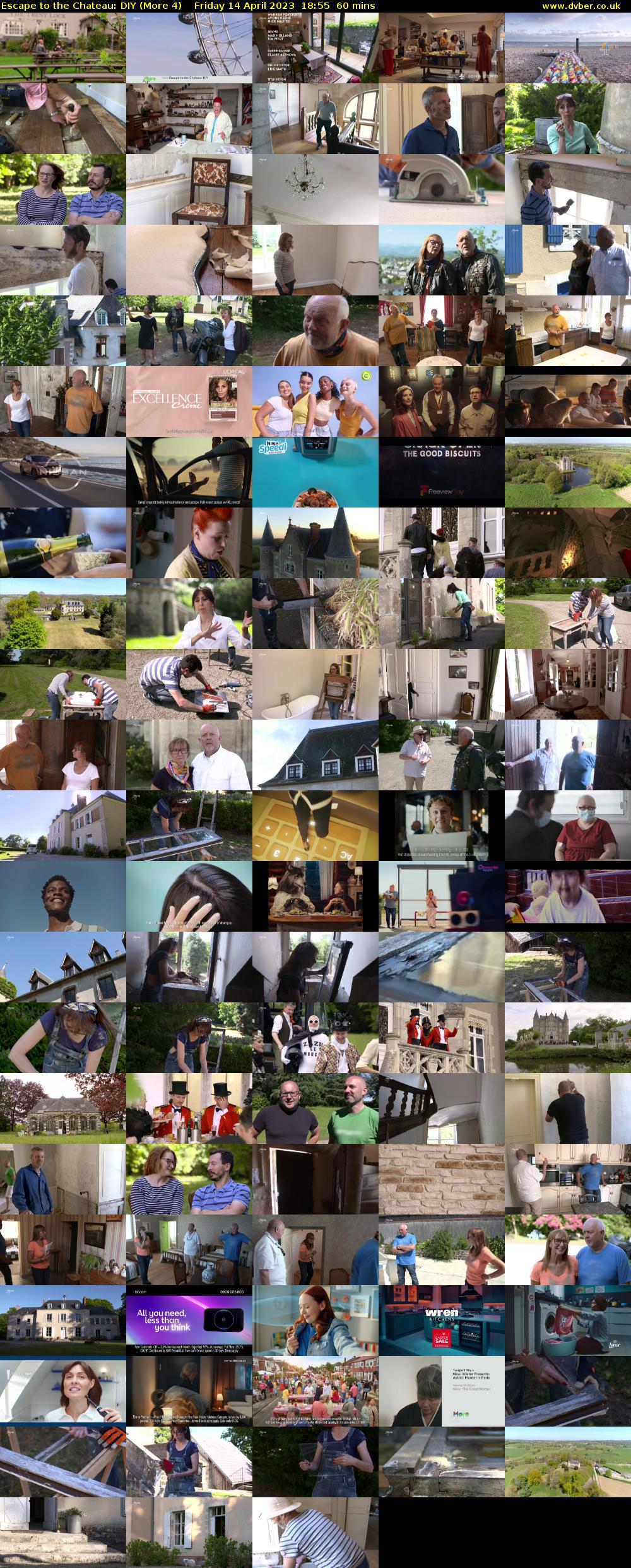 Escape to the Chateau: DIY (More 4) Friday 14 April 2023 18:55 - 19:55