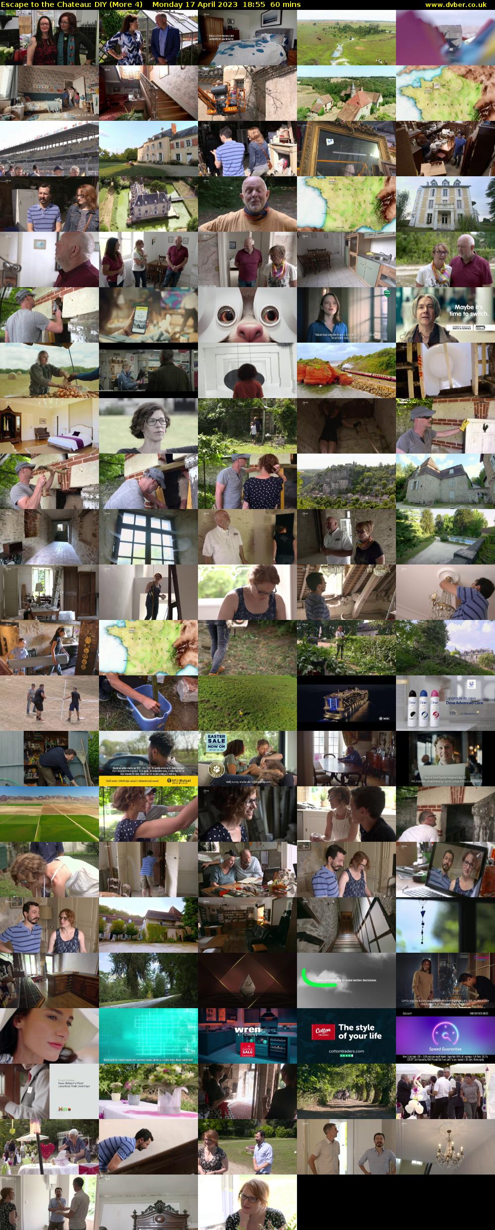 Escape to the Chateau: DIY (More 4) Monday 17 April 2023 18:55 - 19:55