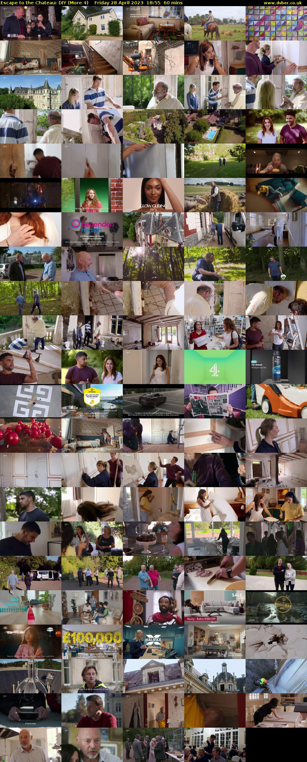 Escape to the Chateau: DIY (More 4) Friday 28 April 2023 18:55 - 19:55