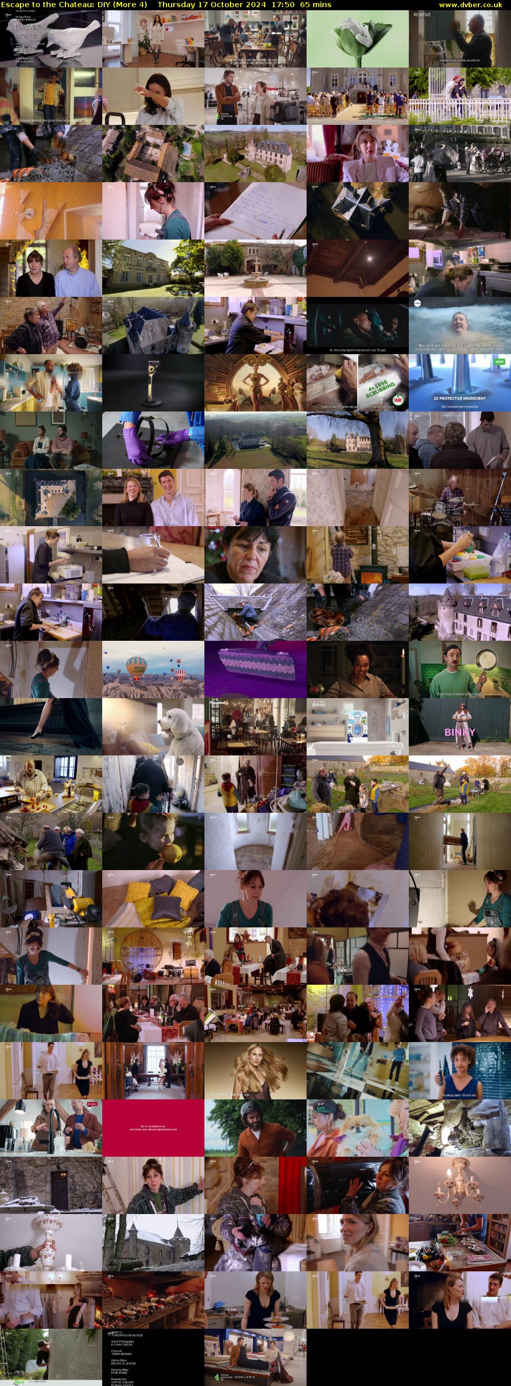 Escape to the Chateau: DIY (More 4) Thursday 17 October 2024 17:50 - 18:55