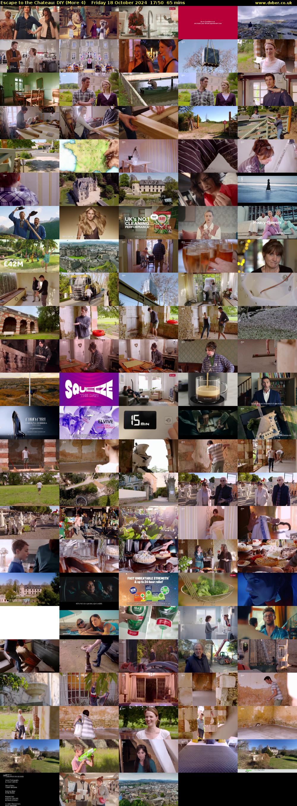 Escape to the Chateau: DIY (More 4) Friday 18 October 2024 17:50 - 18:55