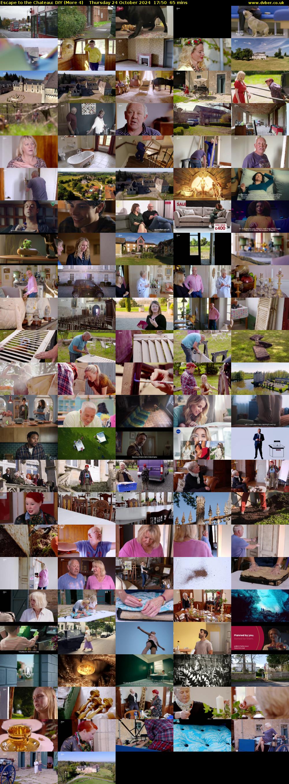 Escape to the Chateau: DIY (More 4) Thursday 24 October 2024 17:50 - 18:55