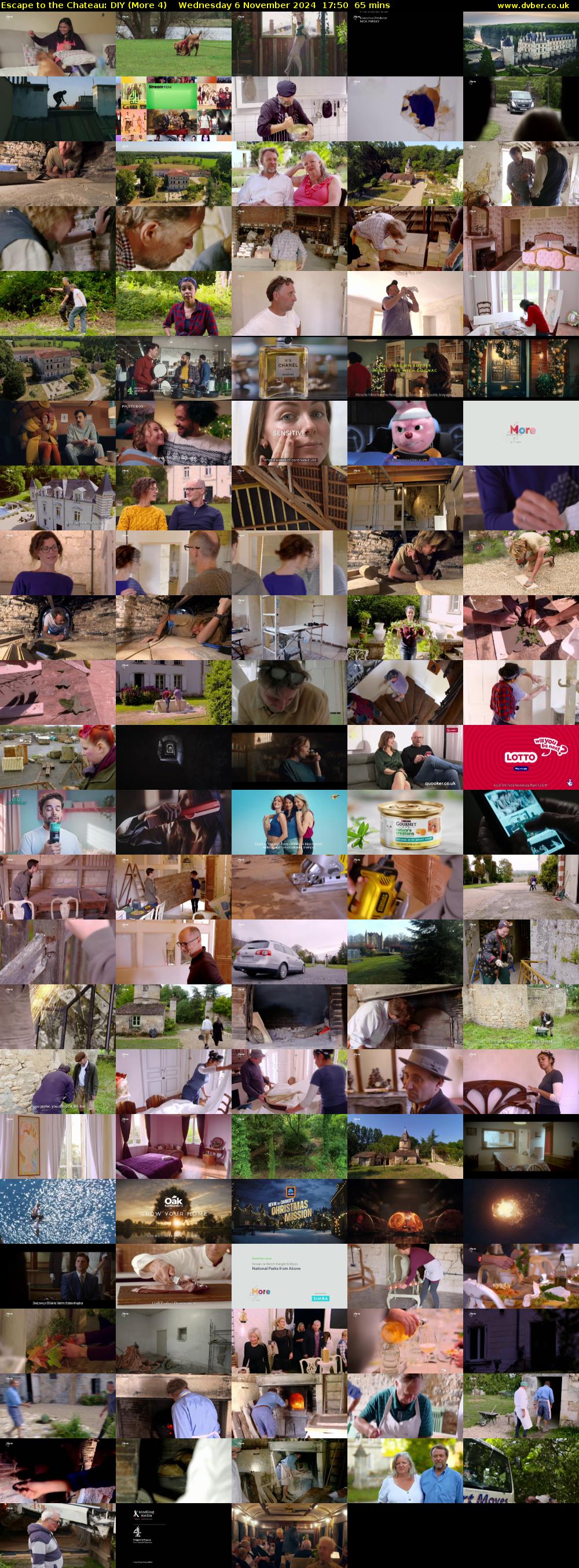 Escape to the Chateau: DIY (More 4) Wednesday 6 November 2024 17:50 - 18:55