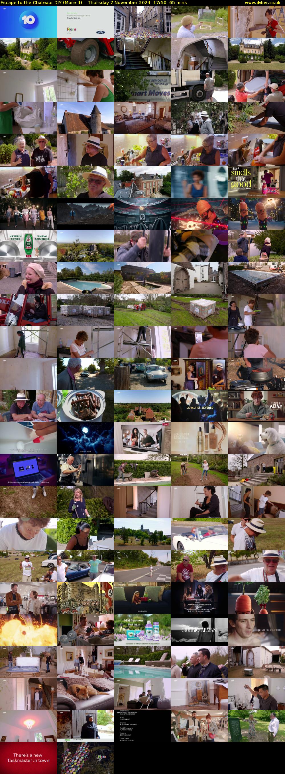 Escape to the Chateau: DIY (More 4) Thursday 7 November 2024 17:50 - 18:55