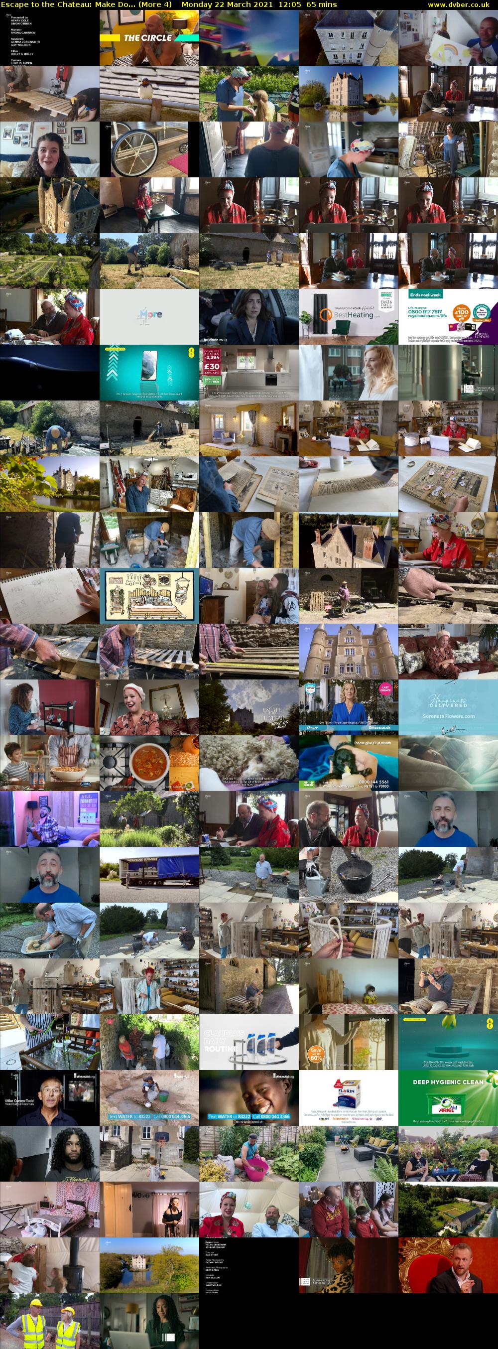 Escape to the Chateau: Make Do... (More 4) Monday 22 March 2021 12:05 - 13:10