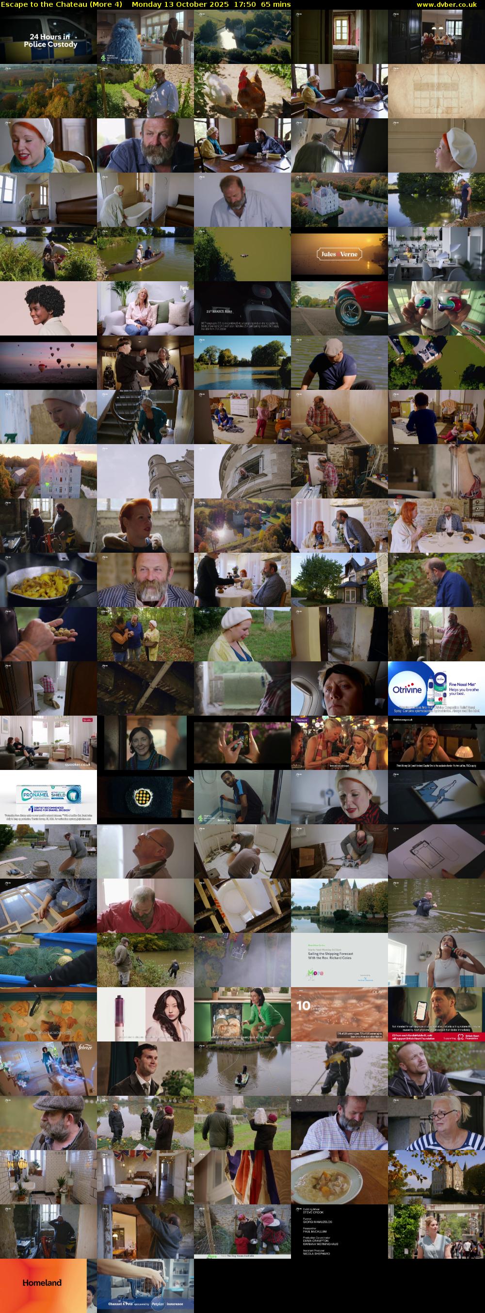 Escape to the Chateau (More 4) Monday 13 October 2025 17:50 - 18:55