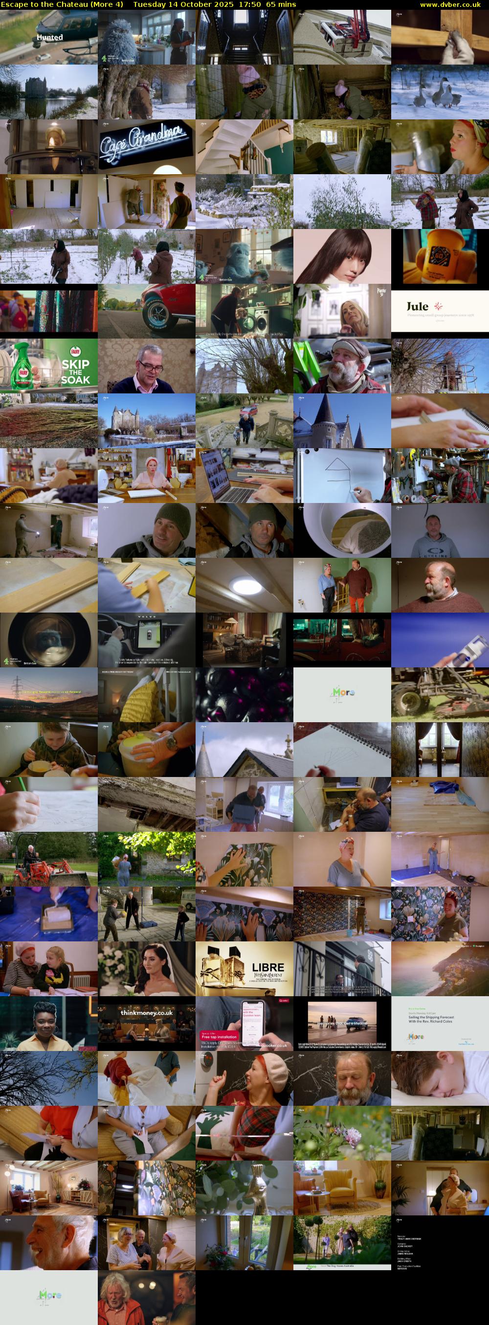 Escape to the Chateau (More 4) Tuesday 14 October 2025 17:50 - 18:55