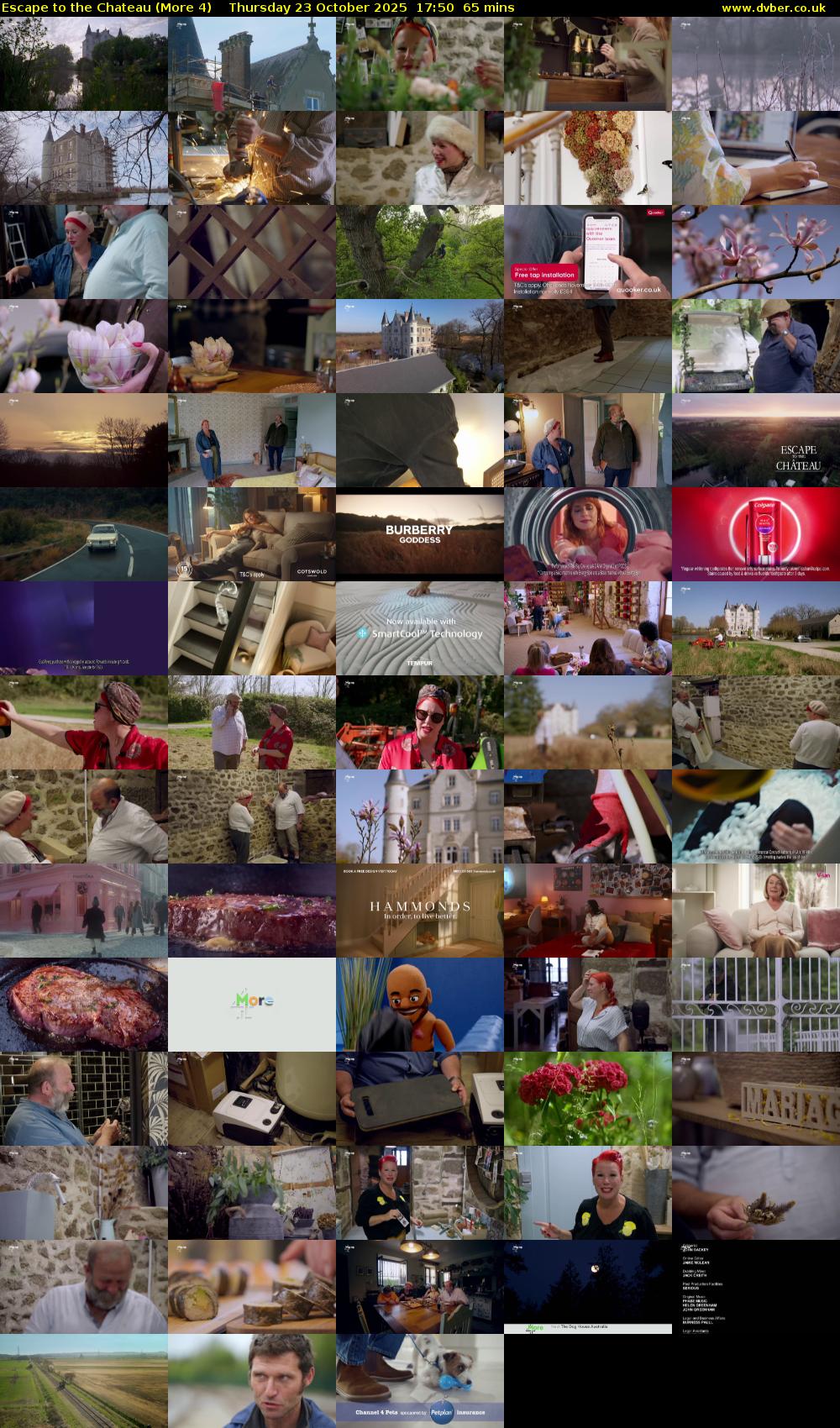 Escape to the Chateau (More 4) Thursday 23 October 2025 17:50 - 18:55