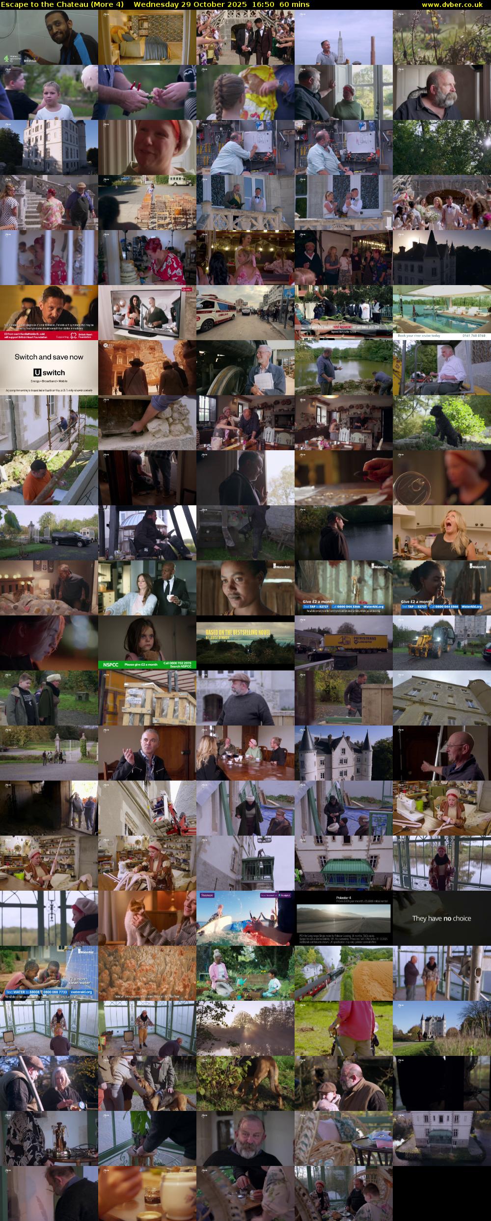 Escape to the Chateau (More 4) Wednesday 29 October 2025 16:50 - 17:50