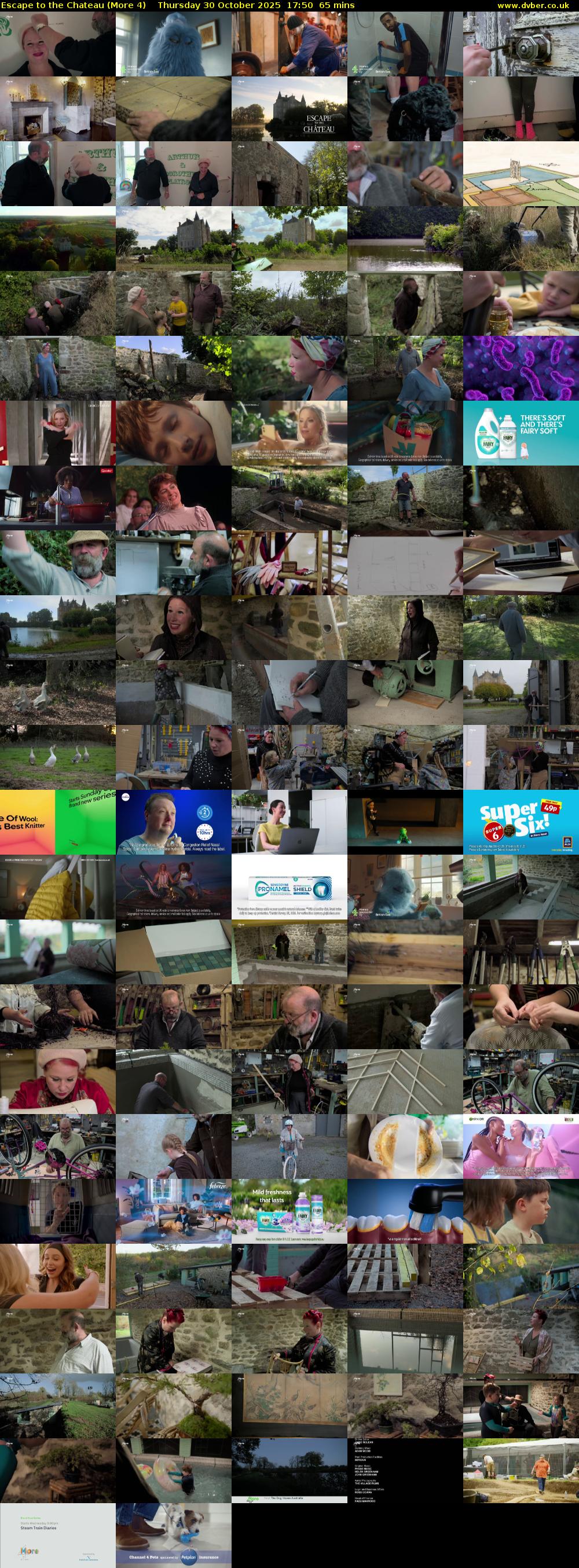 Escape to the Chateau (More 4) Thursday 30 October 2025 17:50 - 18:55