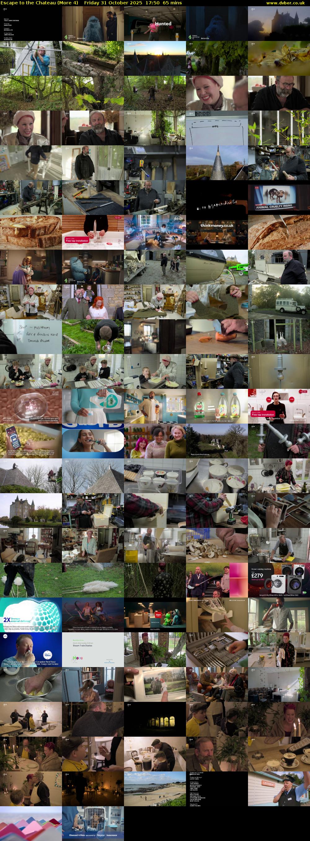 Escape to the Chateau (More 4) Friday 31 October 2025 17:50 - 18:55