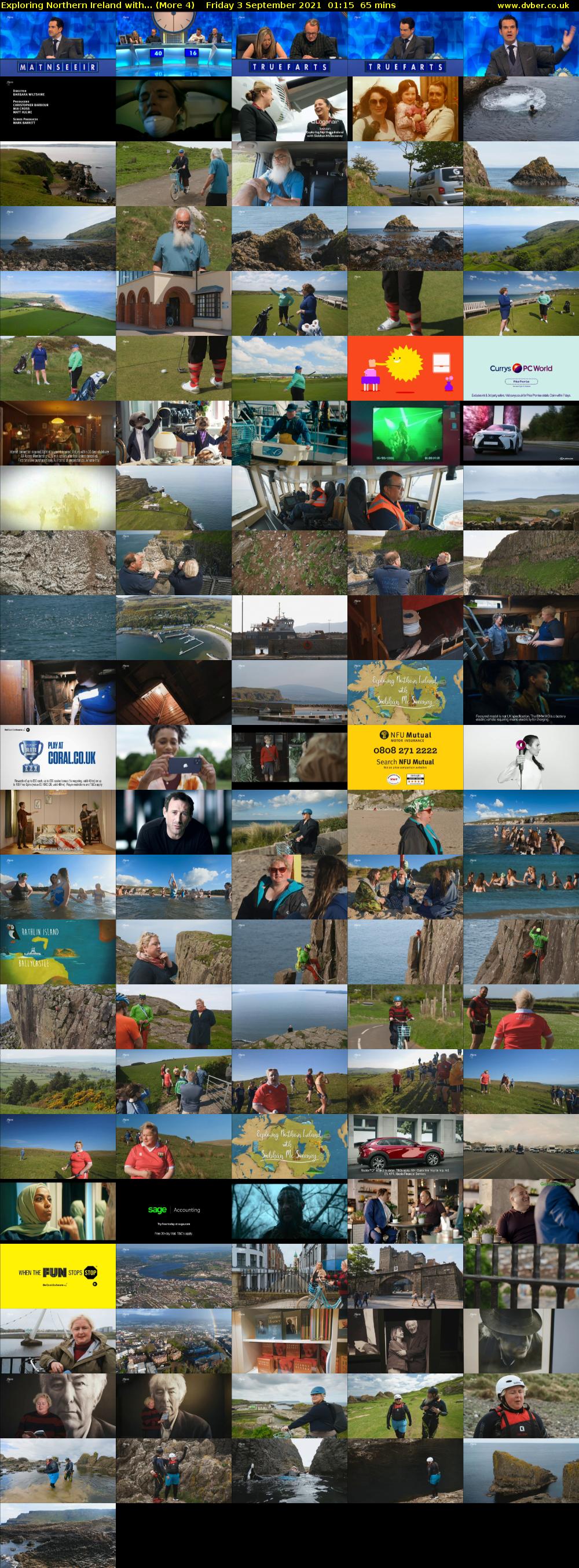Exploring Northern Ireland with... (More 4) Friday 3 September 2021 01:15 - 02:20