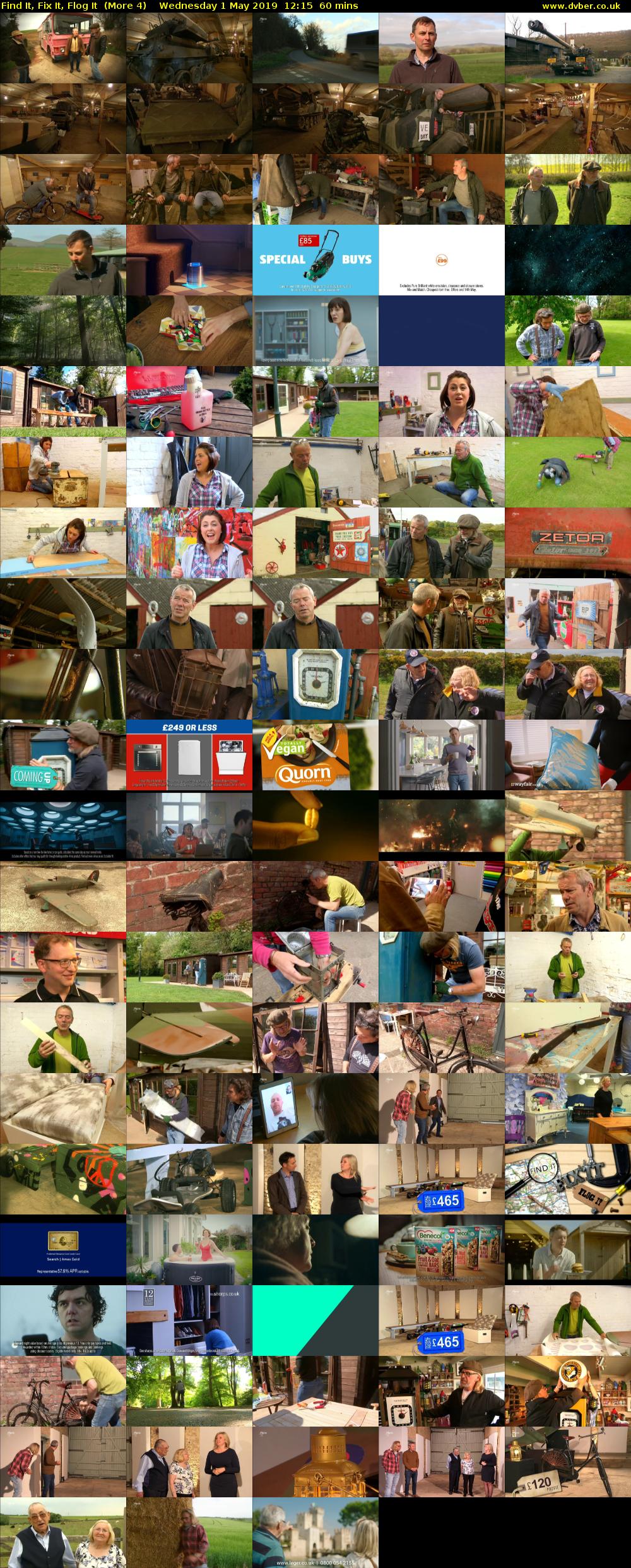 Find It, Fix It, Flog It  (More 4) Wednesday 1 May 2019 12:15 - 13:15