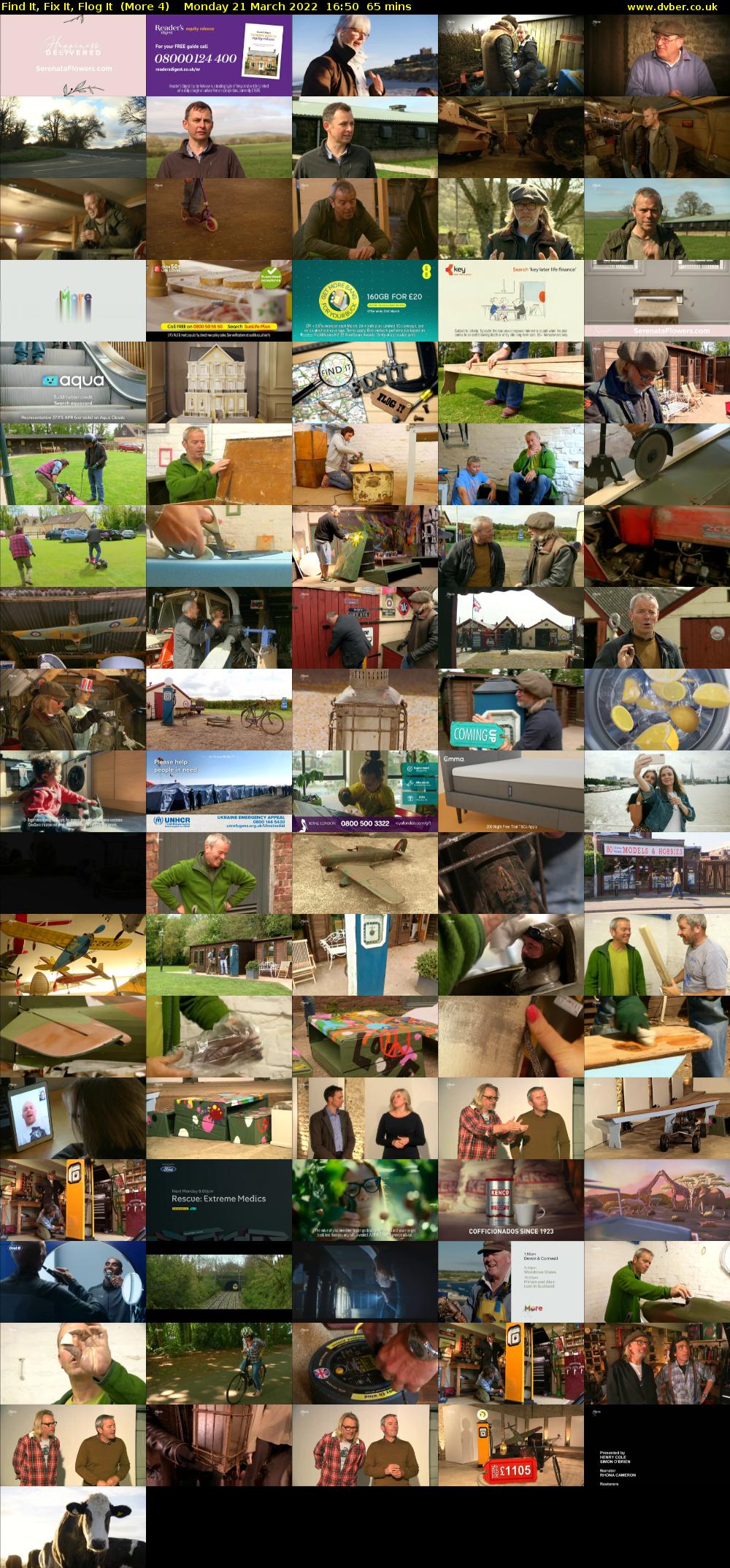 Find It, Fix It, Flog It  (More 4) Monday 21 March 2022 16:50 - 17:55