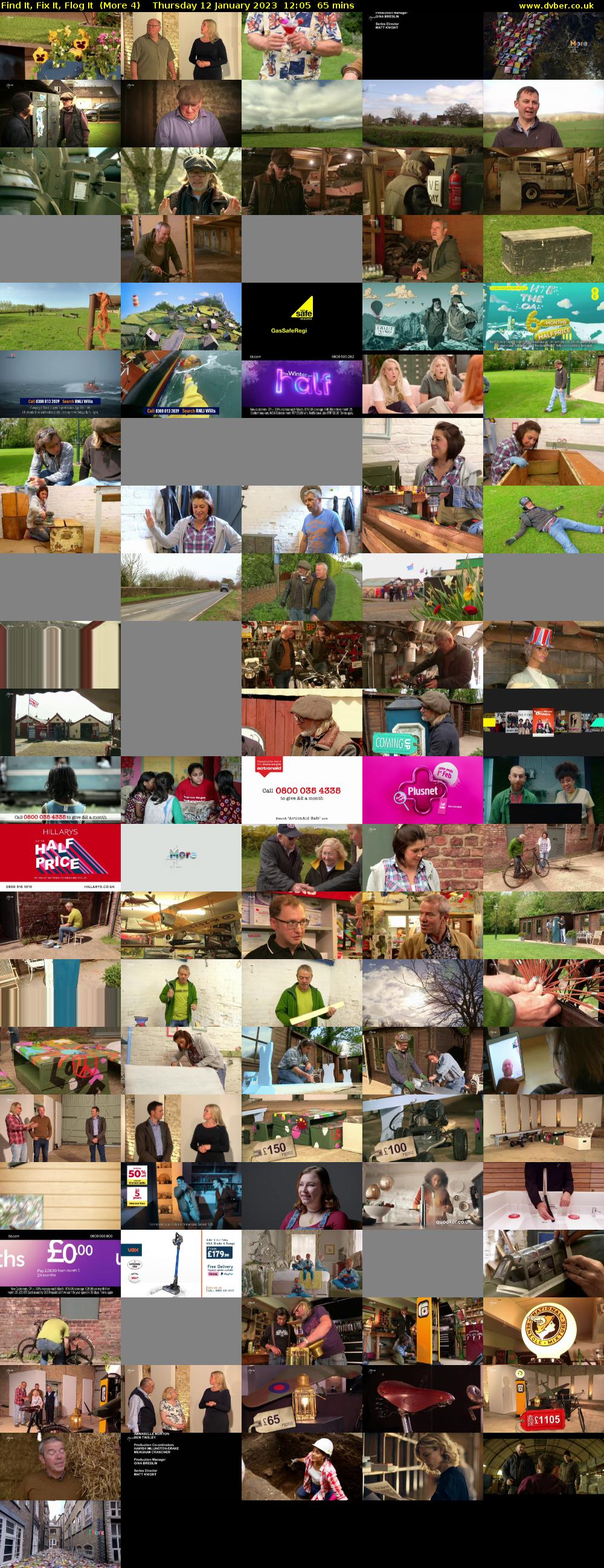 Find It, Fix It, Flog It  (More 4) Thursday 12 January 2023 12:05 - 13:10