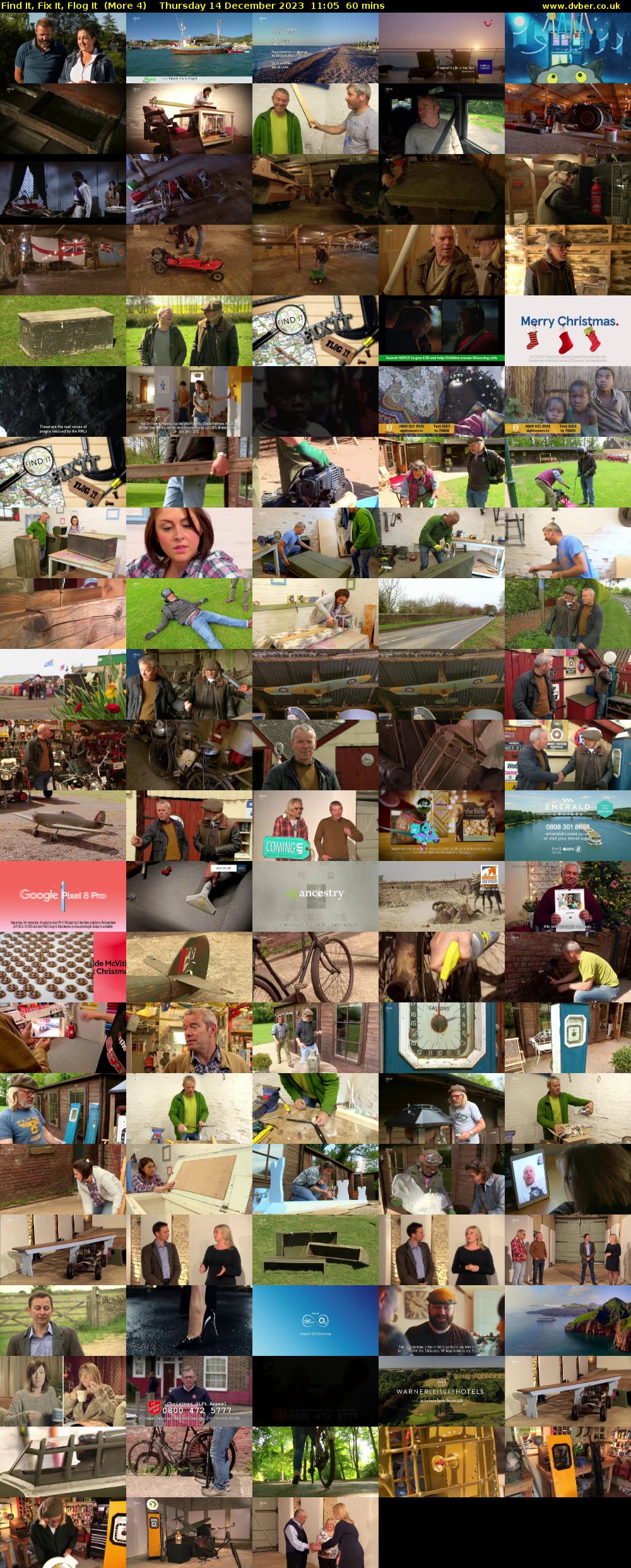 Find It, Fix It, Flog It  (More 4) Thursday 14 December 2023 11:05 - 12:05